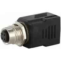 MURRELEKTRONIK Adapter: M12 Female Straight x RJ 45 Female Straight, PUR, IP20/IP68, 4 Pins, 4 Pins (MPN 7000-44671-0000000)