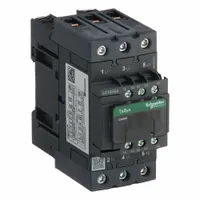 SCHNEIDER IEC Magnetic Contactor: Non-Reversing, 3 Poles, 3NO Contacts, 40 A, 240V AC Coil (MPN LC1D40AU7)