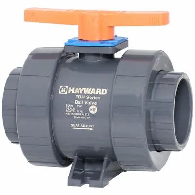HAYWARD FLOW CONTROL Manual Two-Way Ball Valve: 4 in, CPVC, Straight, True-Union Socket - CPVC Ball Valves