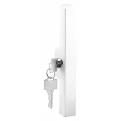 This sliding door lock from PRIME-LINE measures 7-1/4 inches in height and 1 inch in width. It is designed to secure sliding doors in commercial and industrial settings, helping to prevent unauthorized access and keep doors firmly closed.