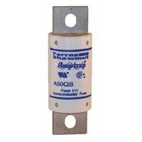 Semiconductor Fuse: A50P Series, Fast-Acting, 125 A, 500 V AC, 500 V DC DC Volt Rating (MPN A50QS125-4)