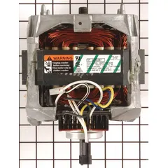 Direct drive motor for Whirlpool washing machines and dryers. Replaces belt-driven systems to power drum rotation. OEM part.