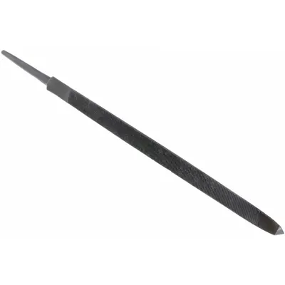 WESTWARD Machinists File: Triangular, 7 in Lg, 5/16 in Wd - Triangular Tapered Saw Files