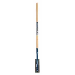 This weed cutter features a 14-inch steel straight blade with a 2 1/2-inch width. Designed for clearing brush, tall grass, and overgrown vegetation in landscaping and grounds maintenance.