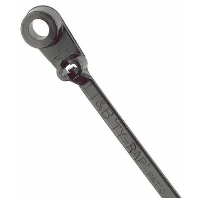TY-RAP Cable Tie: 6 in Nominal Lg, 1 1/8 in Nominal Max. Bundle Dia., 0.15 in Wd - Screw Mount Cable Ties