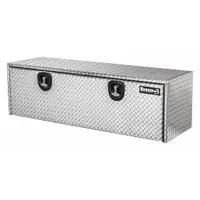 BUYERS PRODUCTS Underbody Truck Box: Underbody Truck Box, Single Drop-Down Door Door, Silver, Keyed (MPN 1705145)