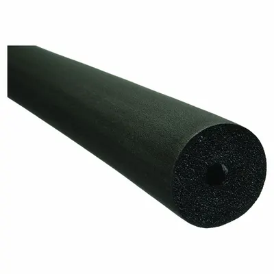 K-FLEX USA Pipe Insulation Tube: Tube, 3/4 in Thick, 1/4 in ID, 6 ft, Buna-N Rubber - Buna-N/PVC Straight Tube Insulation
