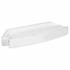 This rubber ladder bumper fits over standard 1.5 in diameter pool ladder rails to cushion contact and reduce slipping. With a 1 1/2 in outer diameter and white finish, it is suitable for use in residential and commercial swimming pool applications.