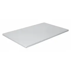 This shelf measures 36 inches wide by 18 inches deep and is finished in dove gray. It is designed for use with compatible Sandusky Lee equipment, including models 22ND55, 22ND59, 4BB63, 4BB71, 4BB83, 5DAV7, 5DAX4, and 8DX87. Commonly used in material handling systems to add storage surface for tools or supplies.