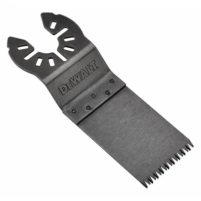 DEWALT Oscillating Tool Blade: 1 1/4 in Blade Wd, 1 1/4 in Overall Lg, Plunge Cutting - Open-Back Universal OIS Mounted Blades