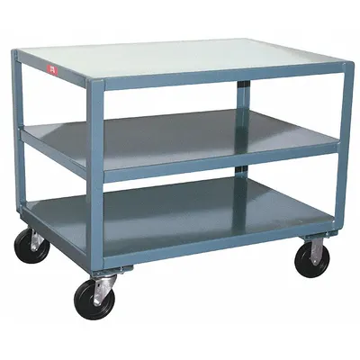 OEM Work Table: Fixed Ht - Steel-Top Mobile Worktables