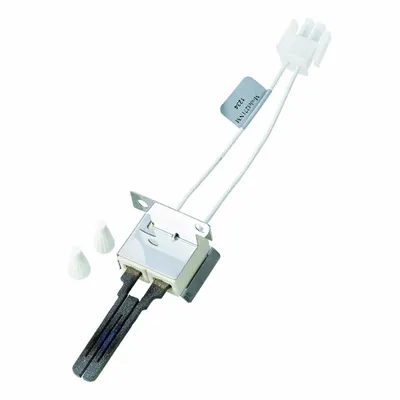 Robertshaw Hot Surface Igniter: OEM, Silicon Carbide, 5 1/4 in Lead Lg, 120V AC, Hardwired - Universal Hot Surface Ignitors