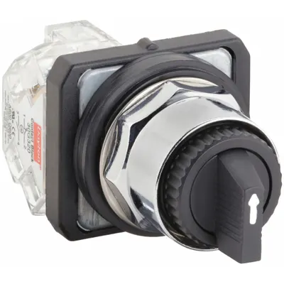 Dayton Selector Switch: 30 mm Panel Mounting Size, 3 Positions, Extended Lever - Selector Switches