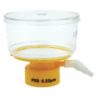 Bottle Top Filter: 0.22 um Max Particle Size, 75 mm Dia, PES, 250 mL Upper Capacity, Sterile (MPN 11L839)