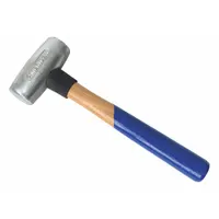 Non-Sparking Hammer: Wood Handle, 2 lb Head Wt, 1 3/4 in Dia, 4 in Head Lg, 14 in Overall Lg (MPN AM3ALWG)