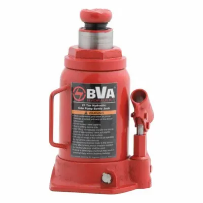 BVA HYDRAULICS Hydraulic Ram Machine Lift: Steel, Lever, Mechanical - High-Clearance Bottle Jacks