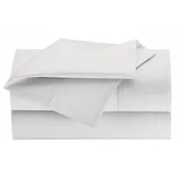 MARTEX Fitted Sheet: Queen, 80 in Overall Lg, 60 in Overall Wd, T300, Fresh White, Reusable (MPN 1A38225)