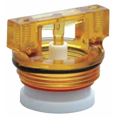 ZURN Vacuum Breaker: Plastic/Rubber, Black, Float/Gasket/O-Ring/Seat - Faucet Vacuum Breaker Parts