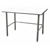 APPROVED VENDOR Work Table: Fixed Ht, Stainless Steel, 60 in x 30 in, 600 lb Overall Load Capacity