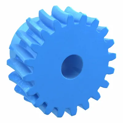 KHK GEARS Metric Worm Wheel, Module m 1.5, Right Hand, Nylon, PG1.5-20R2 - Metric Worm Wheels