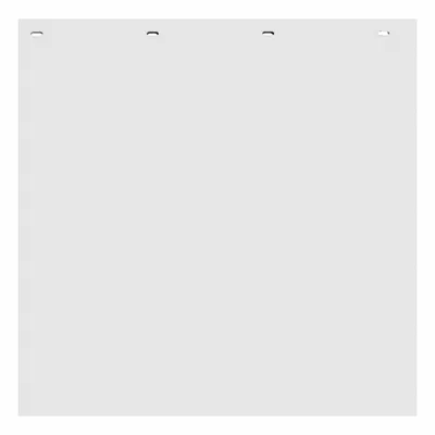 BUYERS PRODUCTS Polymer Truck Mud Flaps, 24x24x5/32 in, White, Pair