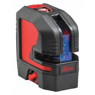 LEICA LINO Dot Laser: 0 Lines and 5 Dots, Red Beam, 0 Planes, 100 - 200 ft Range w/o detector - Dot Laser Levels