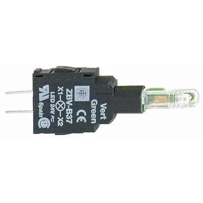 SCHNEIDER Lamp Module: 22 mm Size, Orange, LED, 24 V AC/DC Rating - Lamp Modules