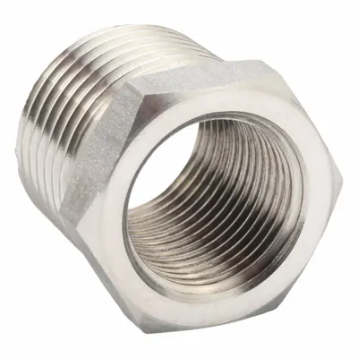 LEGRIS Metal Pipe Straight: Straight, 3/8 in x 1/2 in - High Pressure Precision Pipe Fittings