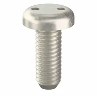 Tamper Resistant Screw: #10-32 Thread Size, 1/2 in Lg, Stainless Steel, Plain, Pan, Spanner, 25 PK (MPN 121240)