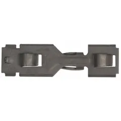 This mounting clip is used to secure panels or components inside washing machines and dryers. It helps maintain proper alignment and reduce vibration during operation.