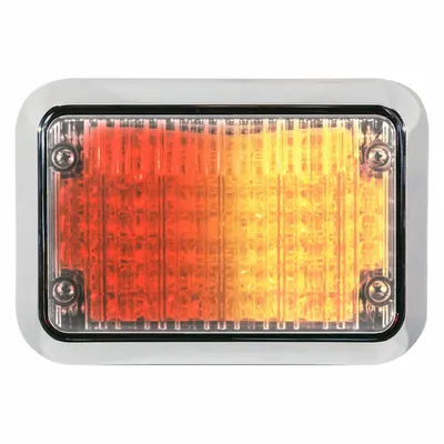 CODE 3 Perimeter Light: Emergency Vehicle Perimeter Light, Amber/Red, 6 W Watt - Emergency Vehicle Perimeter Lights