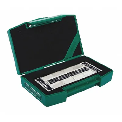 INSIZE Surface Roughness Specimen Set: Surface Roughness Specimen Set - Surface Roughness Tester Reference Specimen Sets