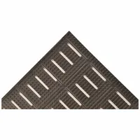 Antifatigue Mat: Antimicrobial, 4 ft x 60 ft, 3/8 in Thick, Raised Nubs, Black, Nitrile Rubber (MPN 755R0048BL)