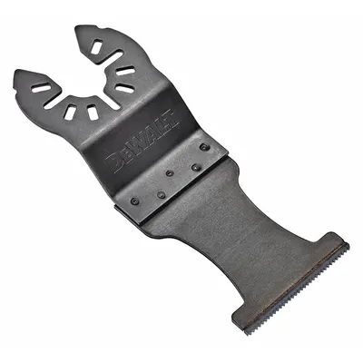 DEWALT Oscillating Tool Blade: 1 1/4 in Blade Wd, 1 3/8 in Overall Lg, Plunge Cutting - Open-Back Universal OIS Mounted Blades