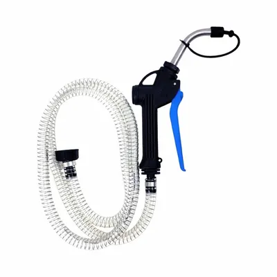 MACNAUGHT Drum Pump Nozzle: Manual, 1.5 gpm Max. Flow Rate, Polypropylene, Stainless Steel - Non-Metered Manual Dispense Guns