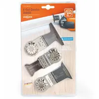 FEIN Oscillating Tool Blade Set: 3 Blades, Straight, Starlock Connection, Wood (MPN 35222967300)