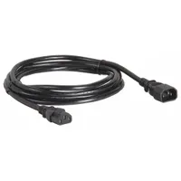 APC BY SCHNEIDER ELECTRIC Power Cord: 8 1/4 ft Lg, 3/16, C14 Plug, C13 Receptacle, H05VV-F, Rubber (MPN AP9870)