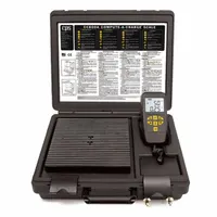 CPS Charging Scale: 220 lb Max, Wired Handset Display, 3 in H x 8 3/4 in W x 8 3/4 in L (MPN CC800A)