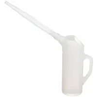 Measuring Container: 1 qt Fluid Capacity, 3 1/2 in Overall Dia, 5 1/2 in Overall Ht, Translucent (MPN 94210)