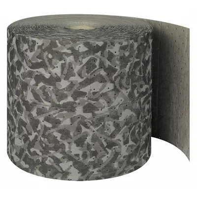BRADY SPC ABSORBENTS Sorbent Roll: Gray, Polypropylene, 150 ft Roll Lg, 15 in Roll Wd - Sorbent Rolls