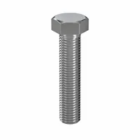 Hex Head Cap Screw: Stainless Steel, 316, Plain, M24, Metric, 110 mm lg, Fully Threaded, Metric (MPN HC3XX24110-001P1)