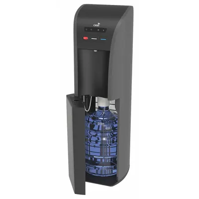 OASIS Bottled Water Dispenser: Freestanding, Bottom Loading, Cold/Hot/Room Temp - Freestanding Bottled Water Dispensers