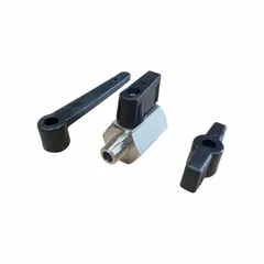 This mini brass ball valve features a straight body with 1/8 in MNPT x FNPT connections and a full port ball port. It is manually operated with a handle set (lever/tee/wedge). Suitable for low-pressure shut-off applications in instrumentation, pneumatic, and hydraulic circuits.