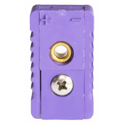 Dayton Thermocouple Connector: Jack, For Type E Thermocouple Type, Mini Jack, 2 Pins - Thermocouple Jacks & Connectors