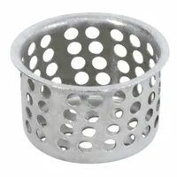 APPROVED VENDOR Strainer: 1 in Overall Dia, 1 in Overall Ht, Stainless Steel, Silver (MPN EZ-30061)
