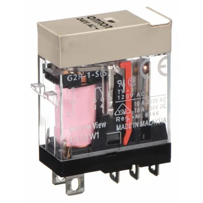 OMRON General Purpose Relay: Socket Mounted, 10 A Current Rating, 240V AC, SPDT - Socket-Mounted Relays