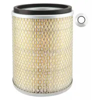Engine air filter with round-oval shape and axial seal. Inside diameter is 21/32 in. Compatible with Case IH vehicles. Removes airborne contaminants from engine intake air
