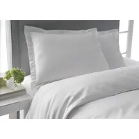MARTEX Pillow Sham: Std, 26 in Overall Lg, 20 in Overall Wd, T250, Fresh White, 2 in PIllow Hem Size (MPN 1C18619)