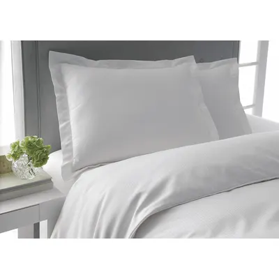 MARTEX Pillow Sham: Std, 26 in Overall Lg, 20 in Overall Wd, T250, Fresh White - Martex Millennium Sheets