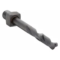 ROCKY MOUNTAIN TWIST Threaded Shank Drill Bit: #23, 9/16" Overall Lg, Black Oxide Cobalt (MPN 953CO23ST)
